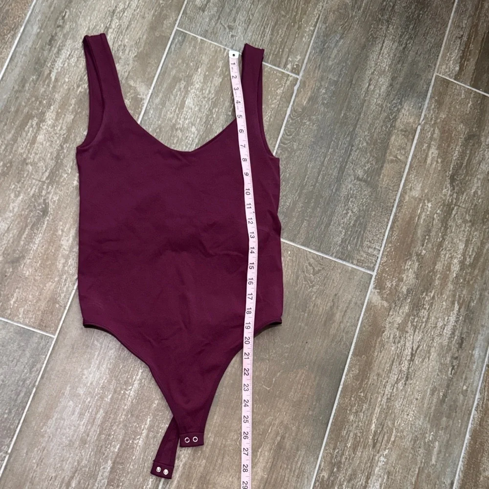 Free People Intimately Women's Bodysuit in Rich Burgundy